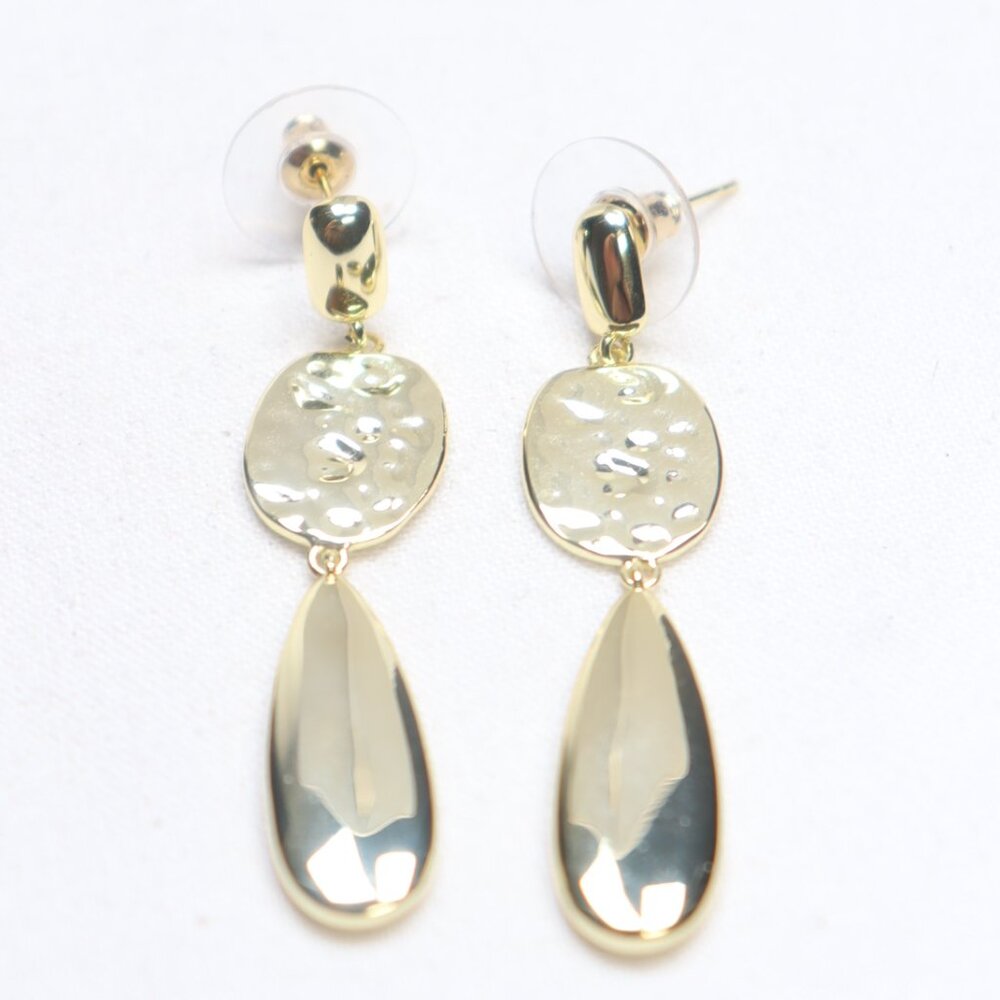 Natalie Wood Designs Gold Tone Horizon Drop Earrings $42